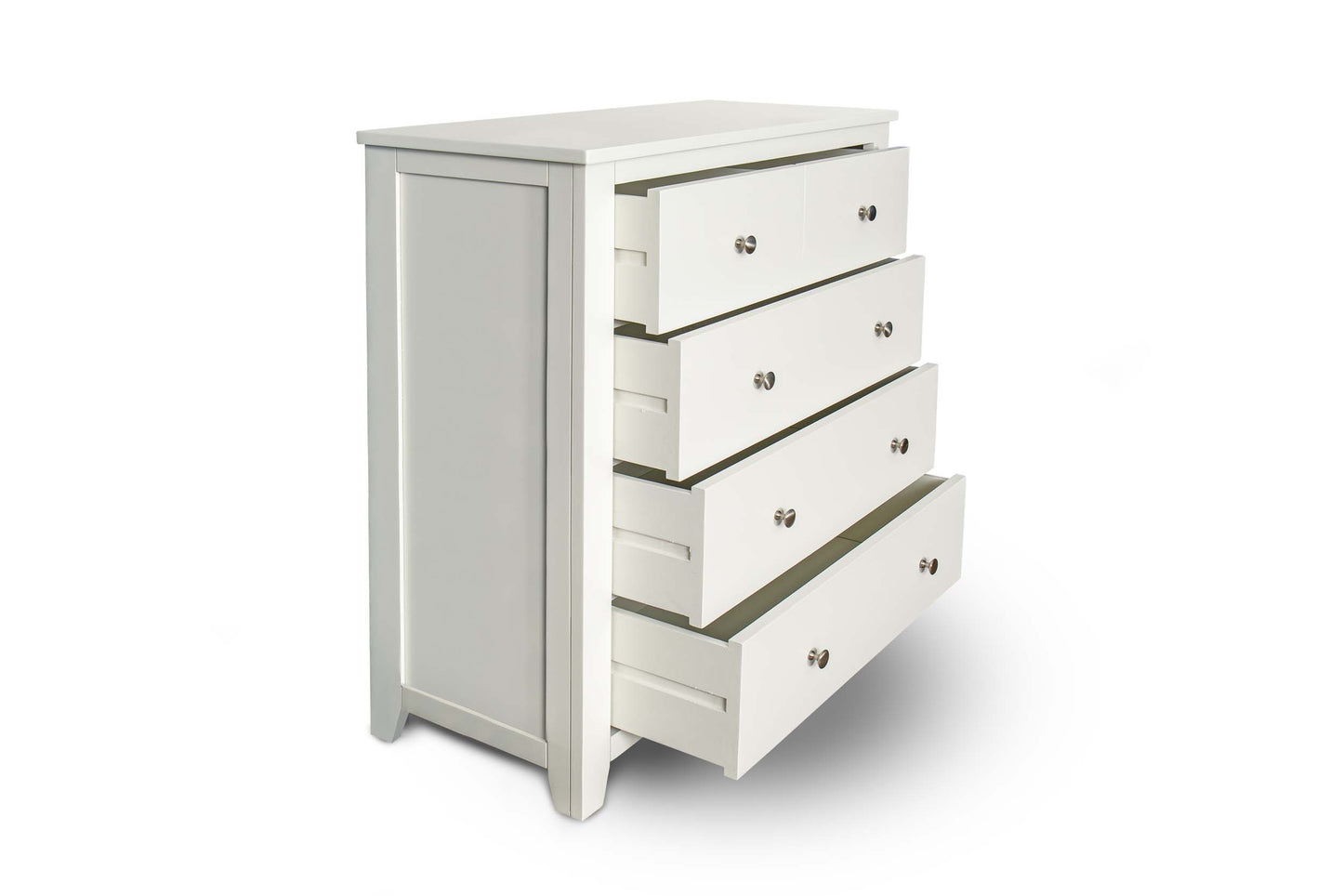Brantham 4 Drawer Chest of Drawers - Soft White
