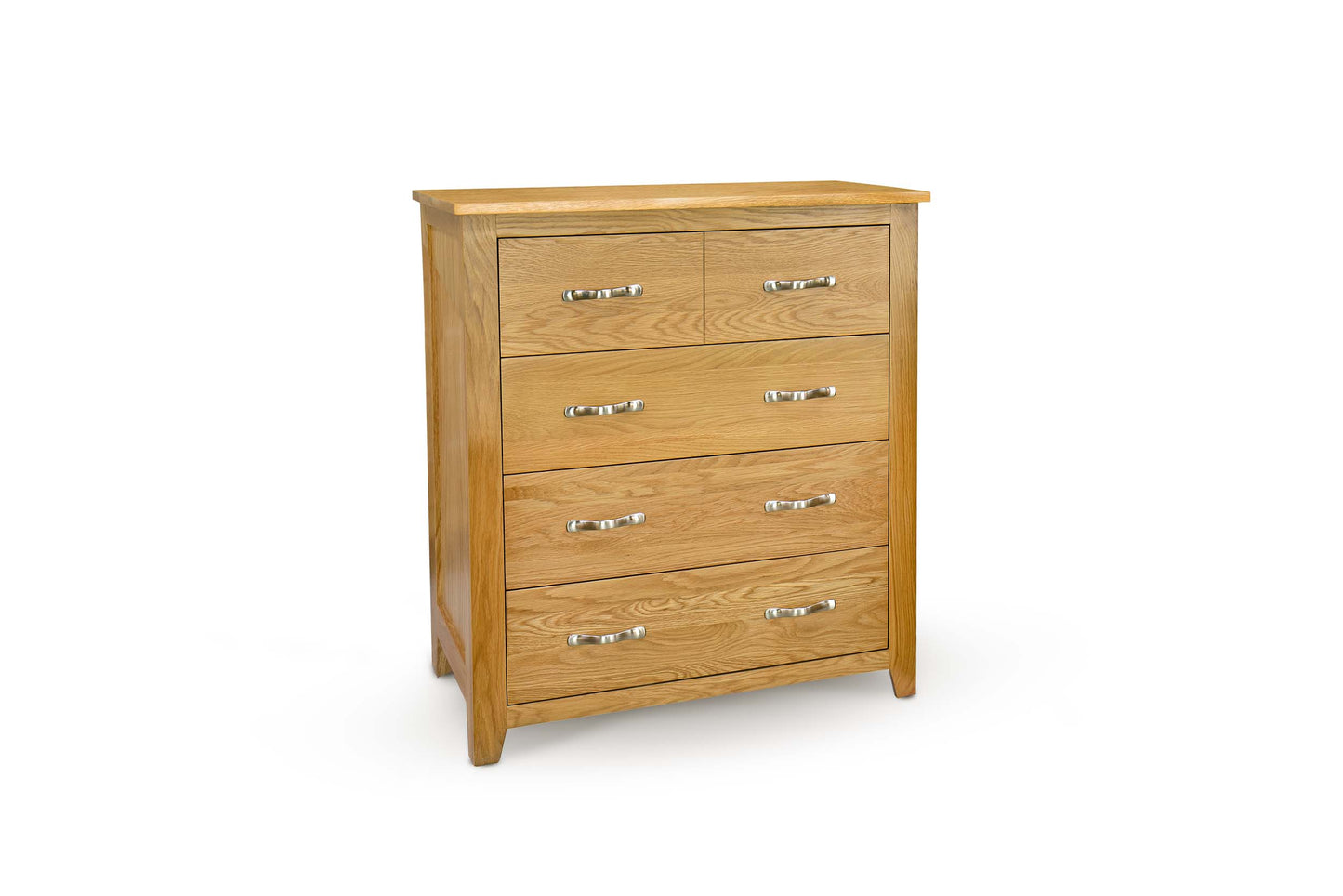 Brantham 4 Drawer Chest of Drawers - Natural Oak