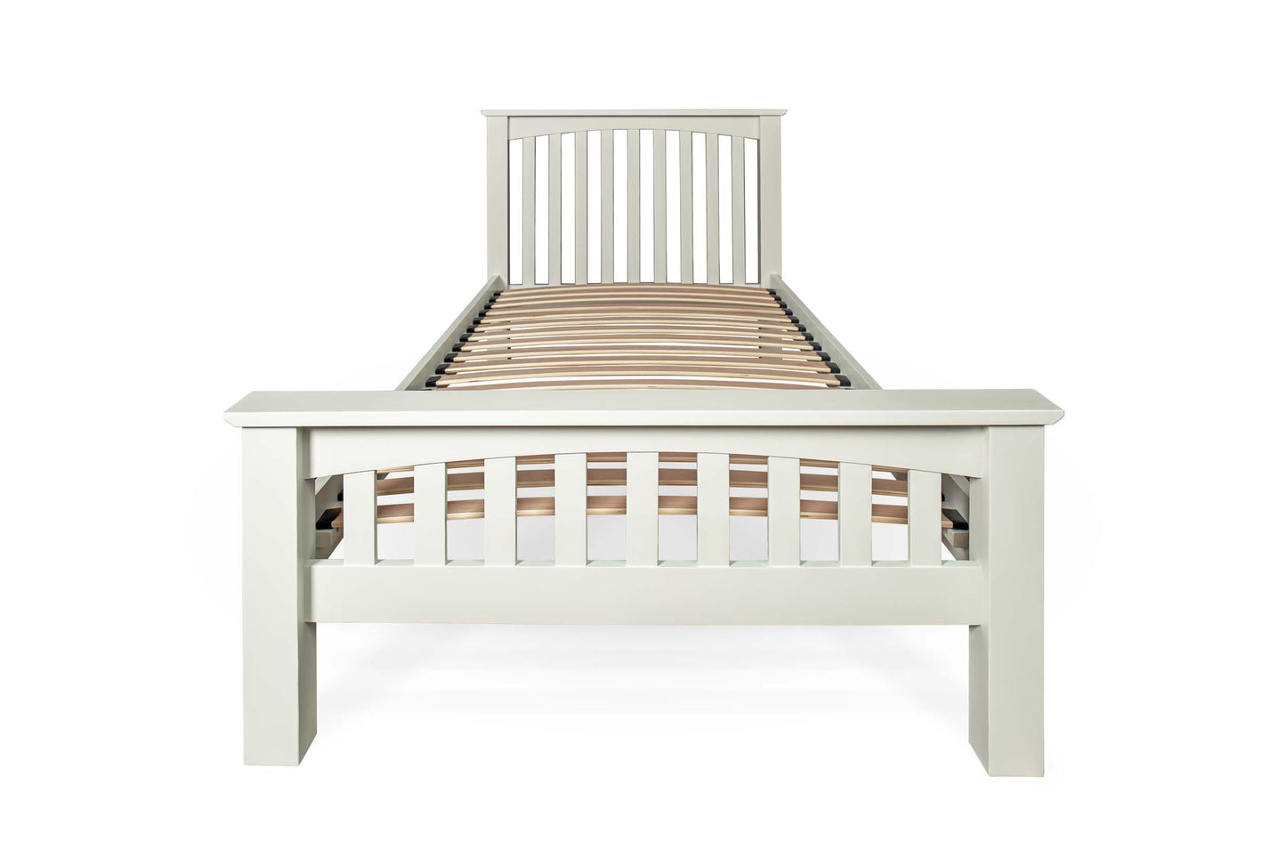 Brantham Bed Frame - 3ft Single - Soft White