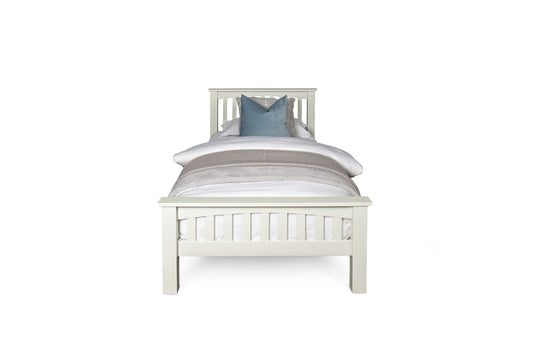 Brantham Bed Frame - 3ft Single - Soft White