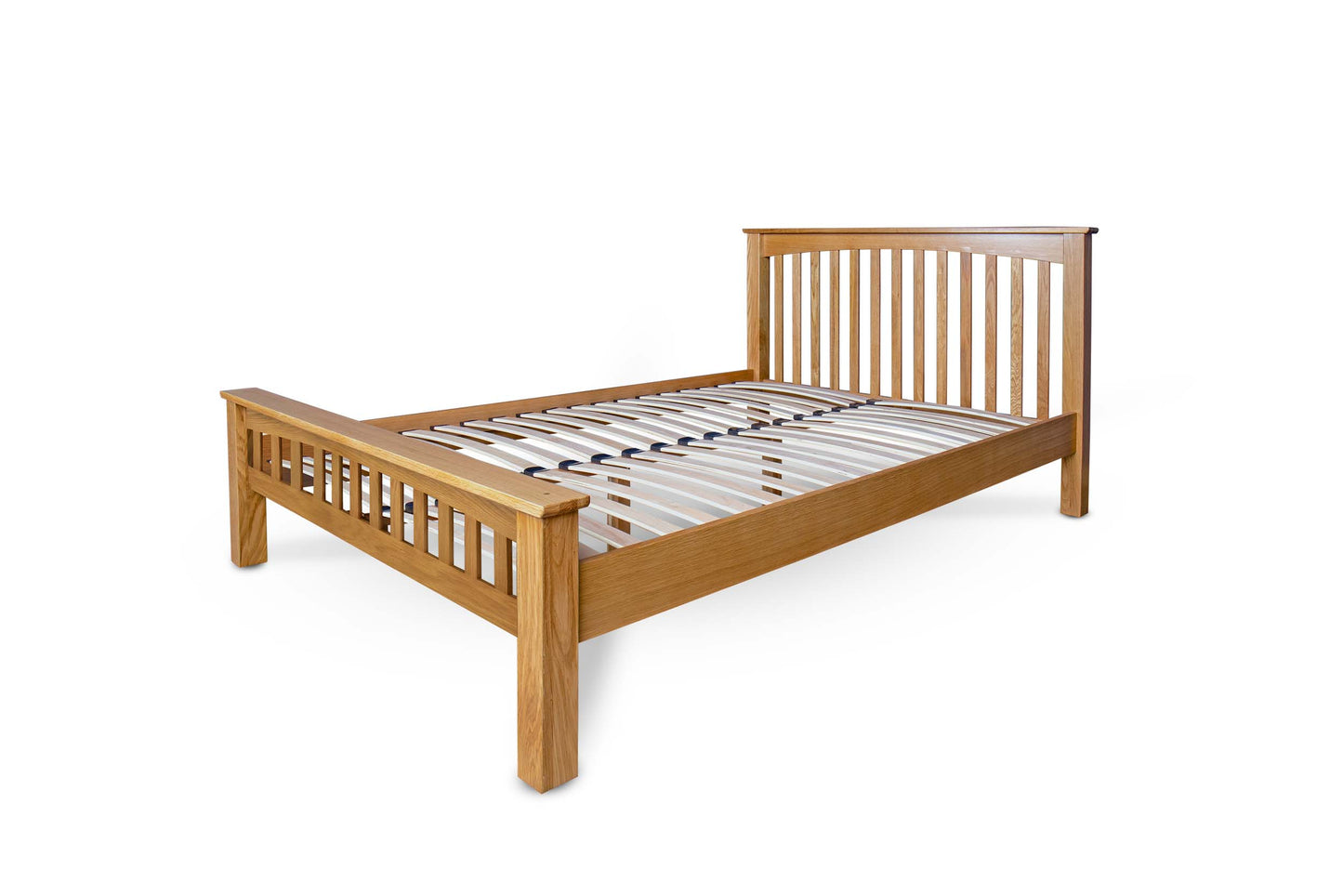 Brantham Bed Frame - 4ft6 Double - Natural Oak