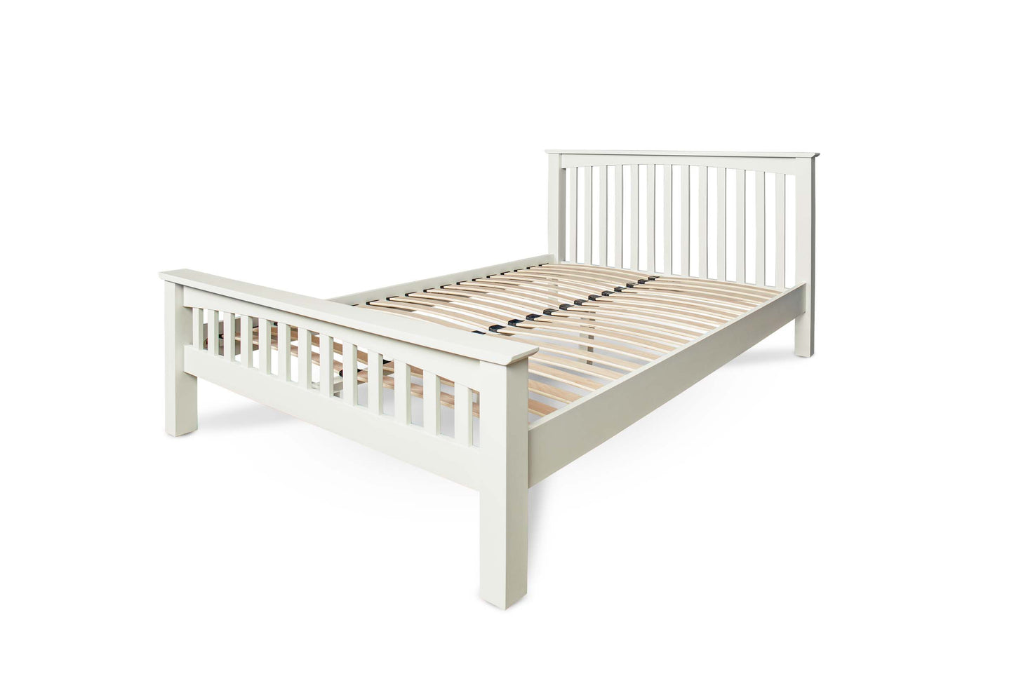 Brantham Bed Frame - 4ft Small Double - Soft White