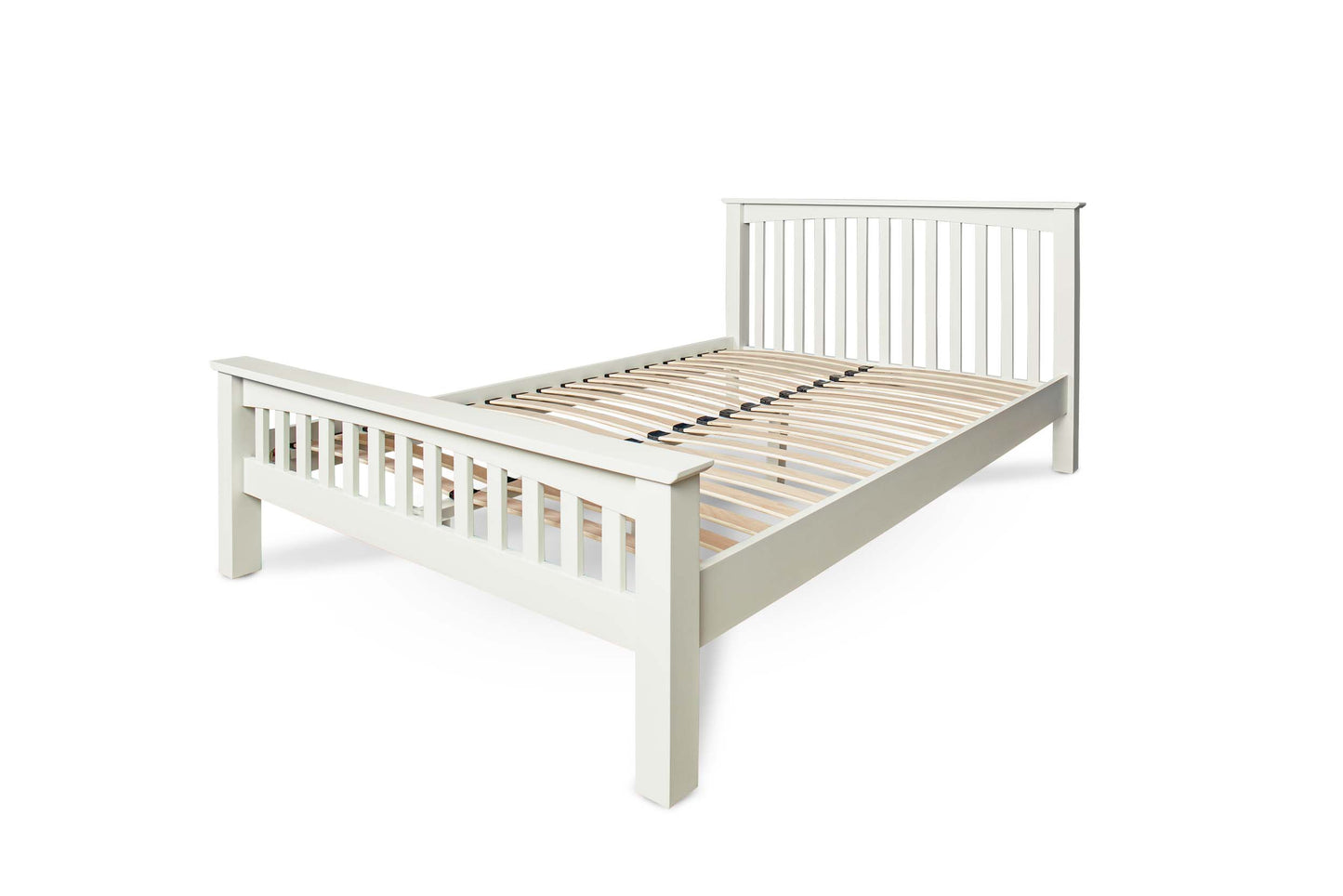 Brantham Bed Frame - 4ft6 Double - Soft White