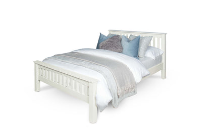 Brantham Bed Frame - 5ft King Size - Soft White