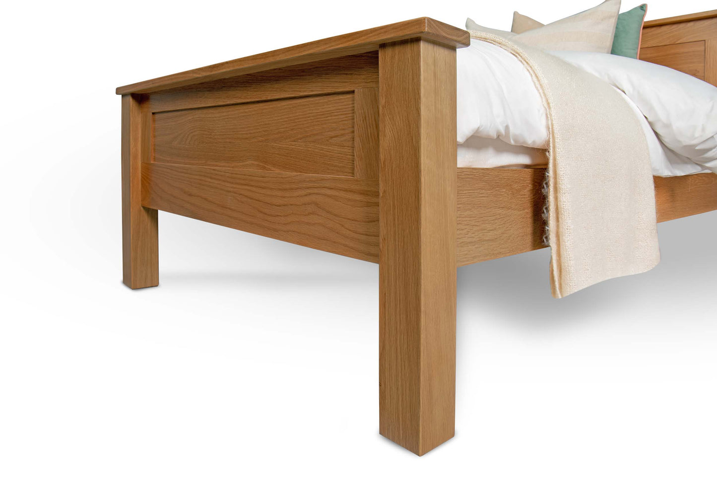 Cambridge Bed Frame - 3ft Single - Natural Oak