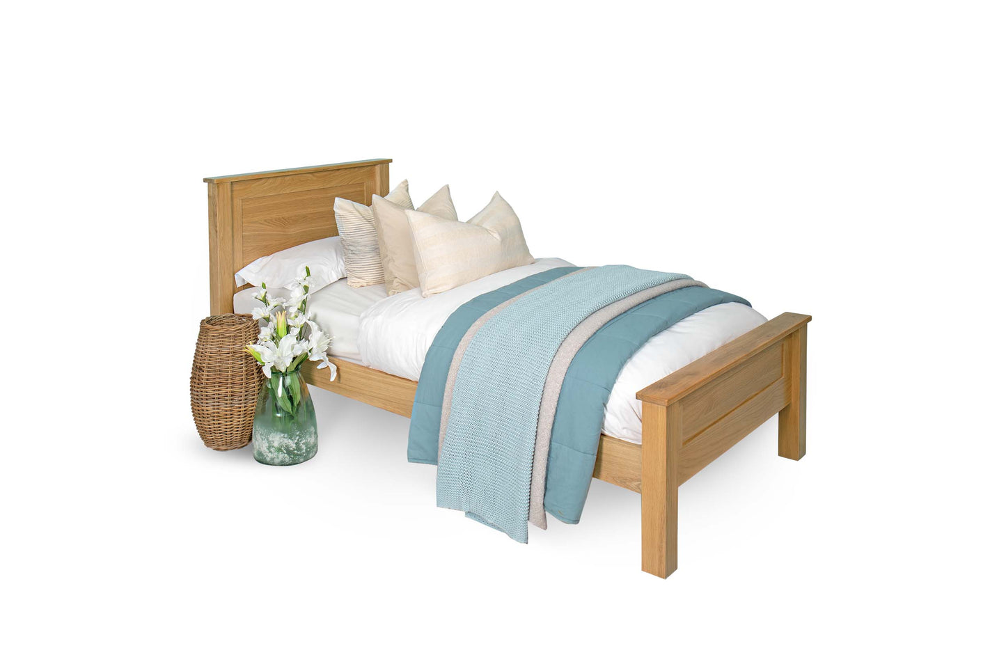 Cambridge Bed Frame - 3ft Single - Natural Oak