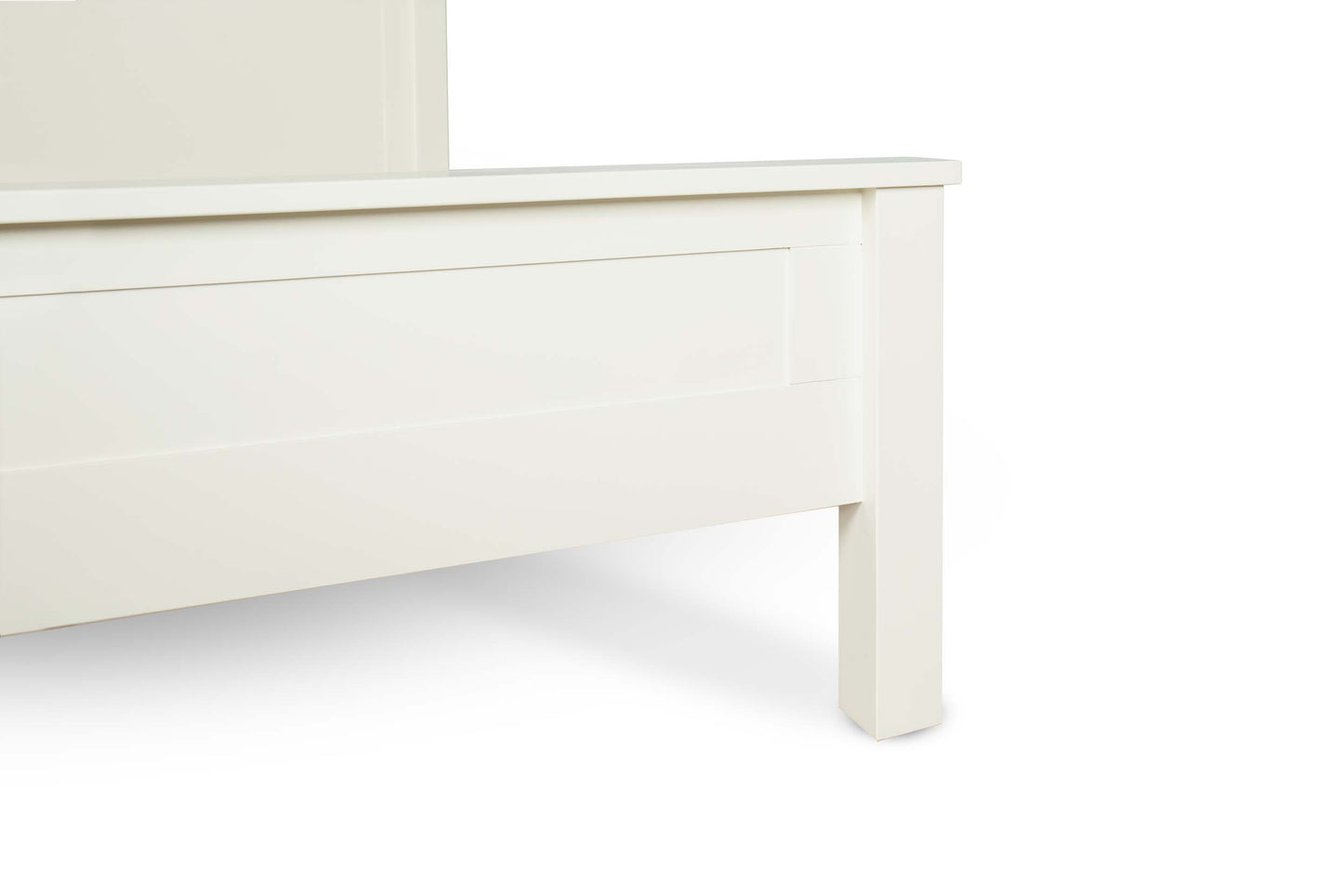 Cambridge Bed Frame - 4ft6 Double - Soft White