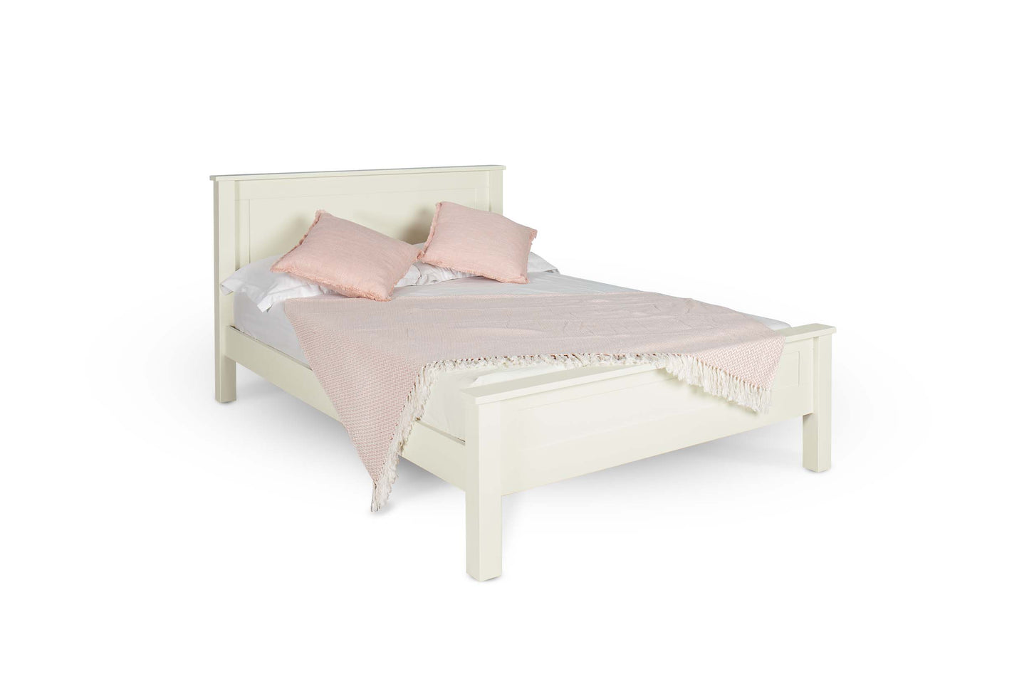 Cambridge Bed Frame - 4ft6 Double - Soft White