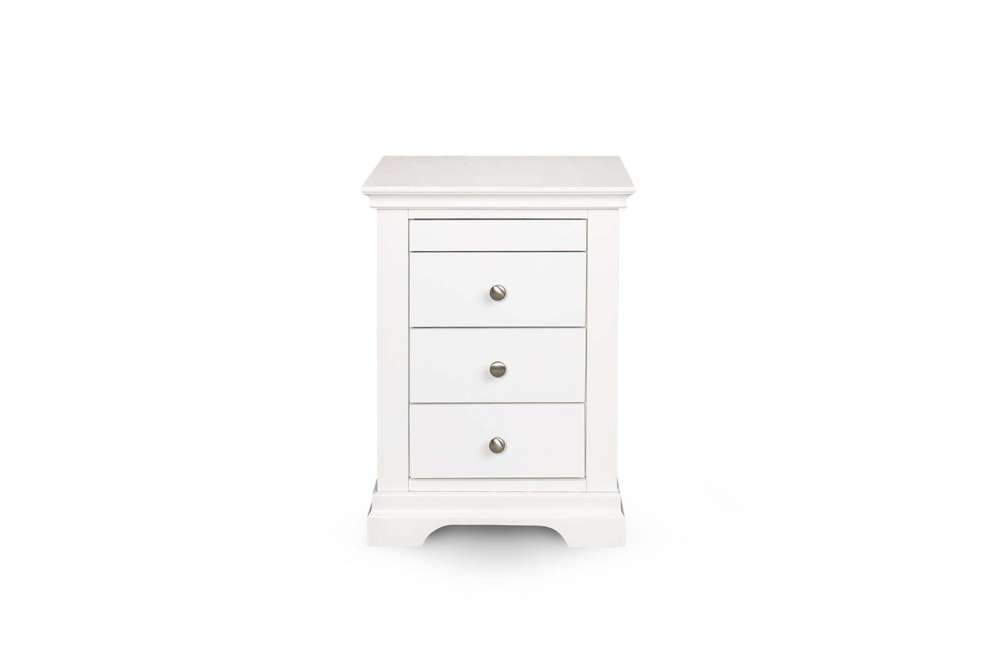 Chambery Bedside Table - Bright White