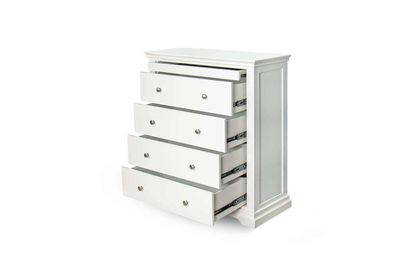 Chambery 4 Drawer Chest of Drawers - Bright White