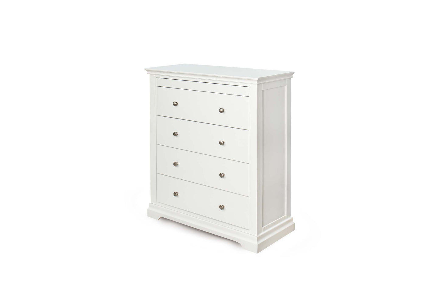 Chambery 4 Drawer Chest of Drawers - Bright White