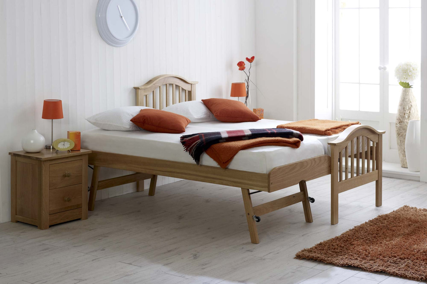 Chilstead Guest Bed - 3ft Single - Natural Oak