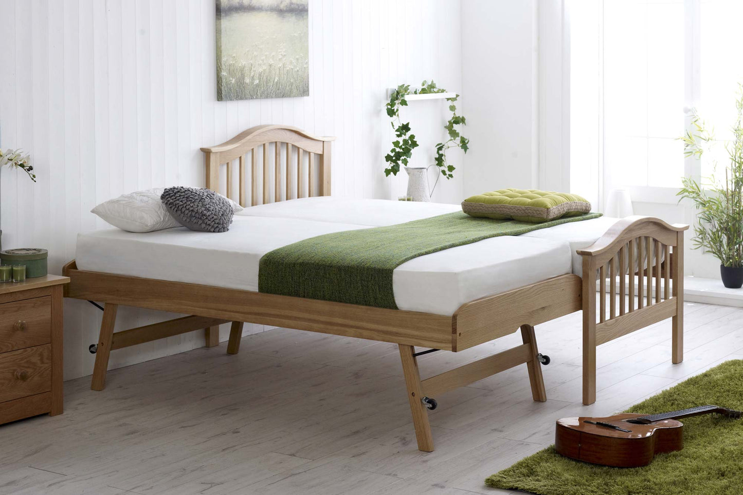 Chilstead Guest Bed - 3ft Single - Natural Oak