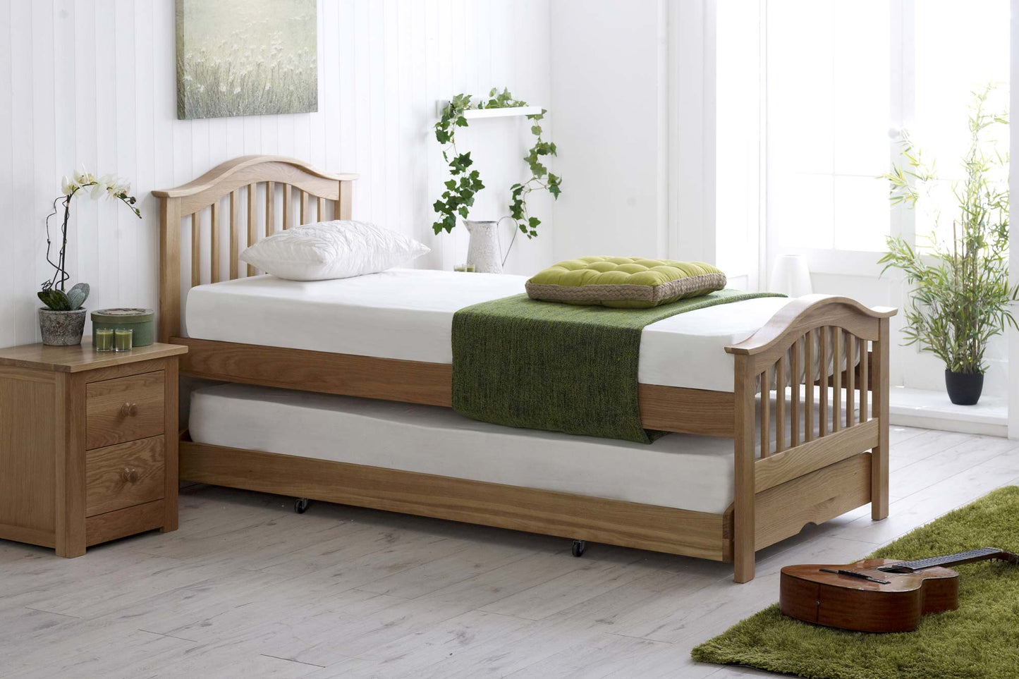 Chilstead Guest Bed - 3ft Single - Natural Oak
