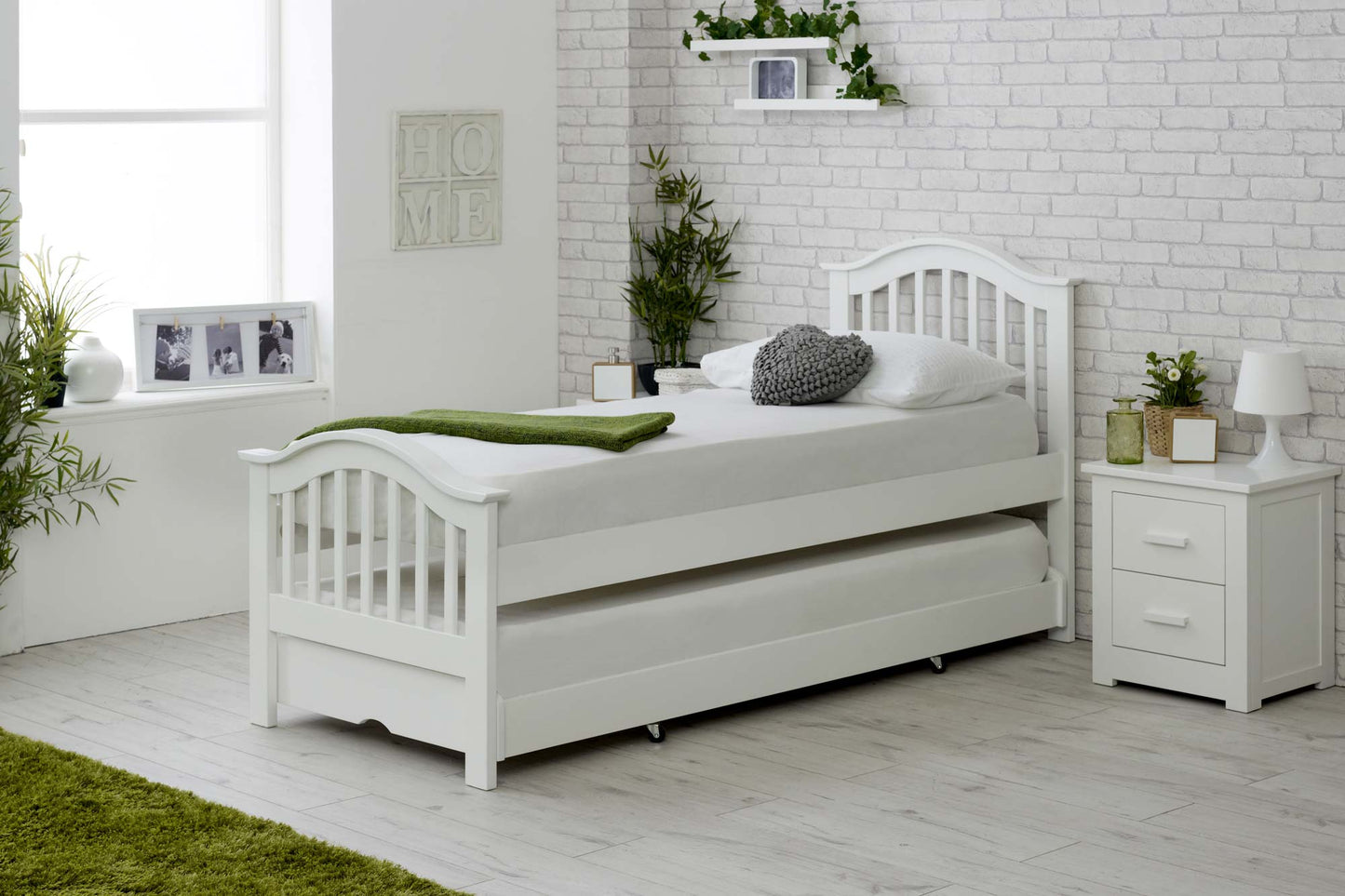 Chilstead Guest Bed - 3ft Single - Soft White