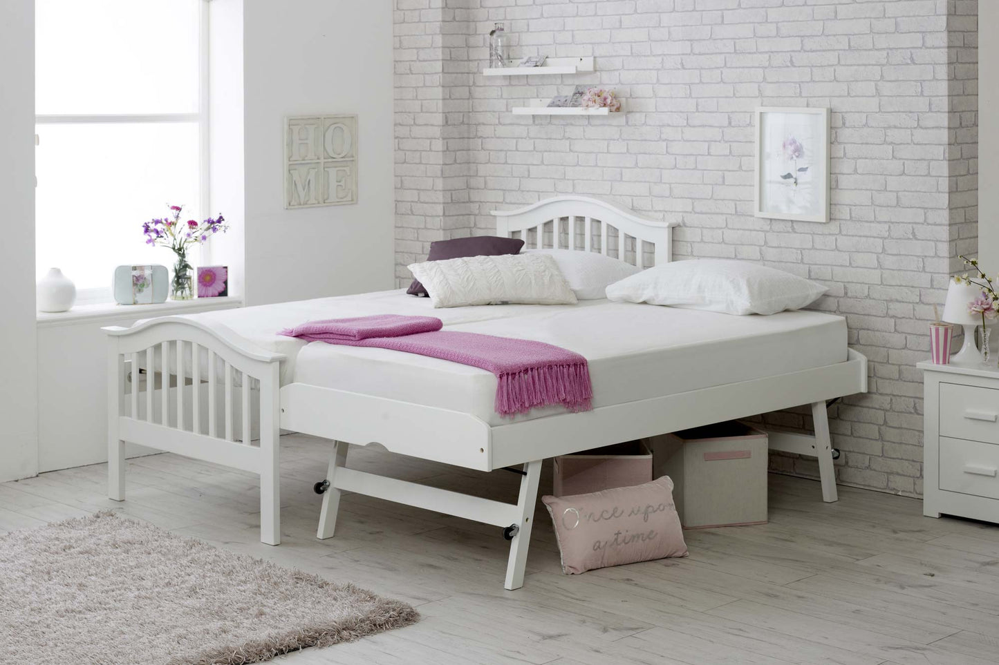 Chilstead Guest Bed - 3ft Single - Soft White