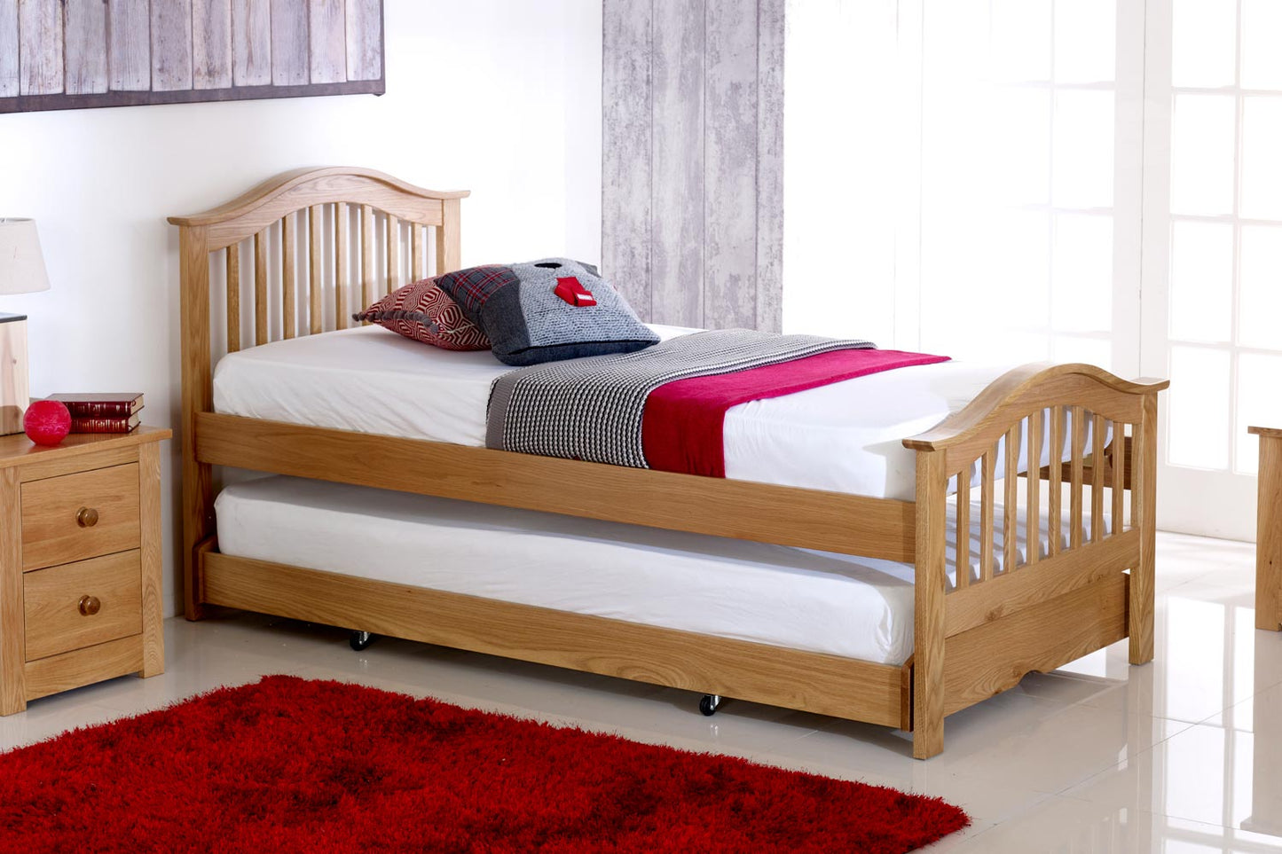 Chilstead Guest Bed - 3ft Single - Natural Oak