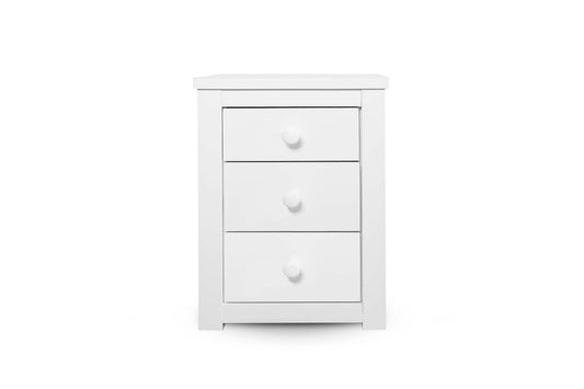 Chesterfield Bedside Table - Bright White