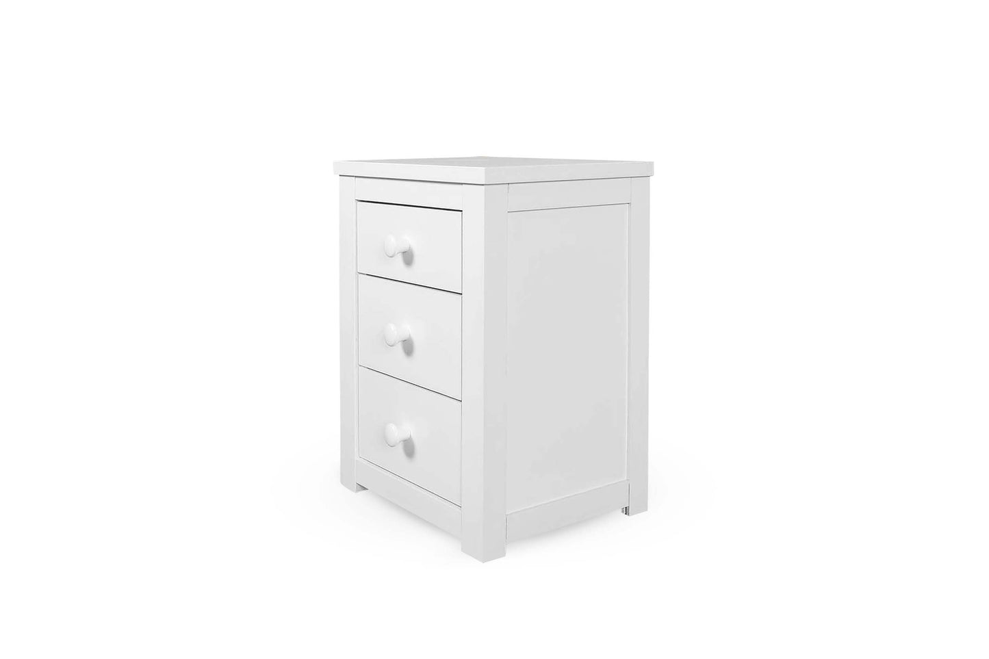 Chesterfield Bedside Table - Bright White