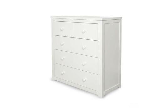 Chesterfield 2 Over 3 Chest of Drawers - Bright White
