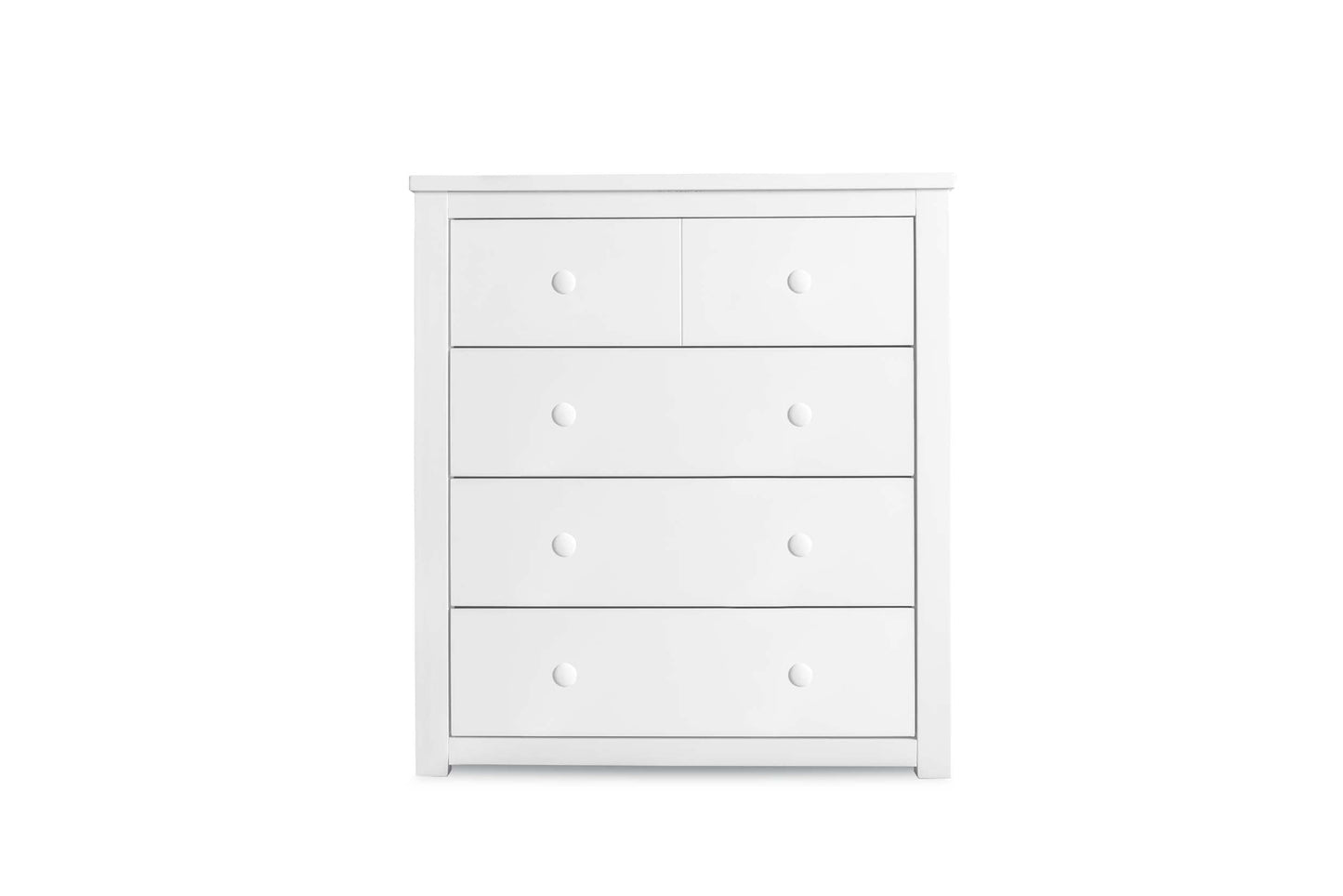 Chesterfield 2 Over 3 Chest of Drawers - Bright White