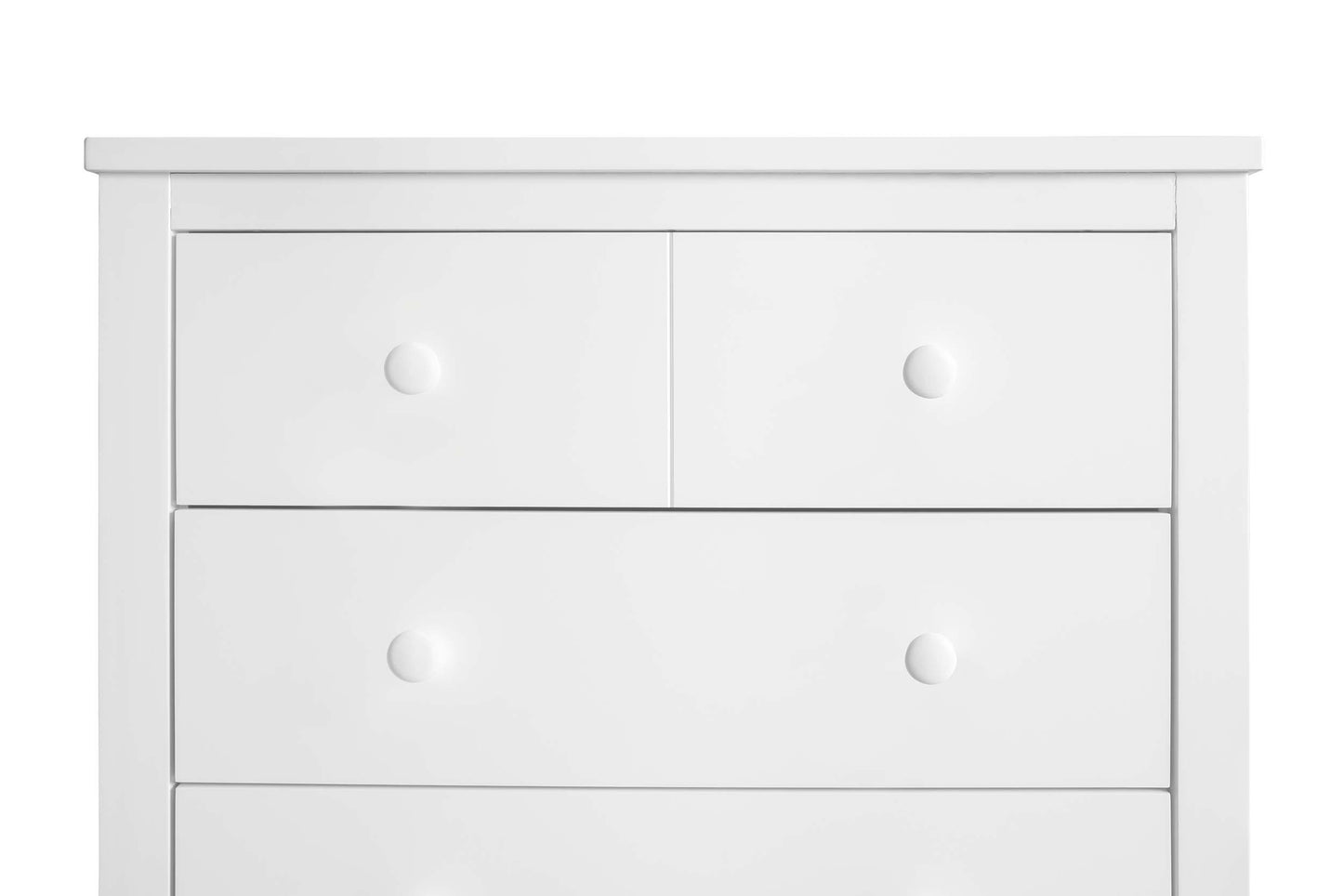 Chesterfield 2 Over 3 Chest of Drawers - Bright White