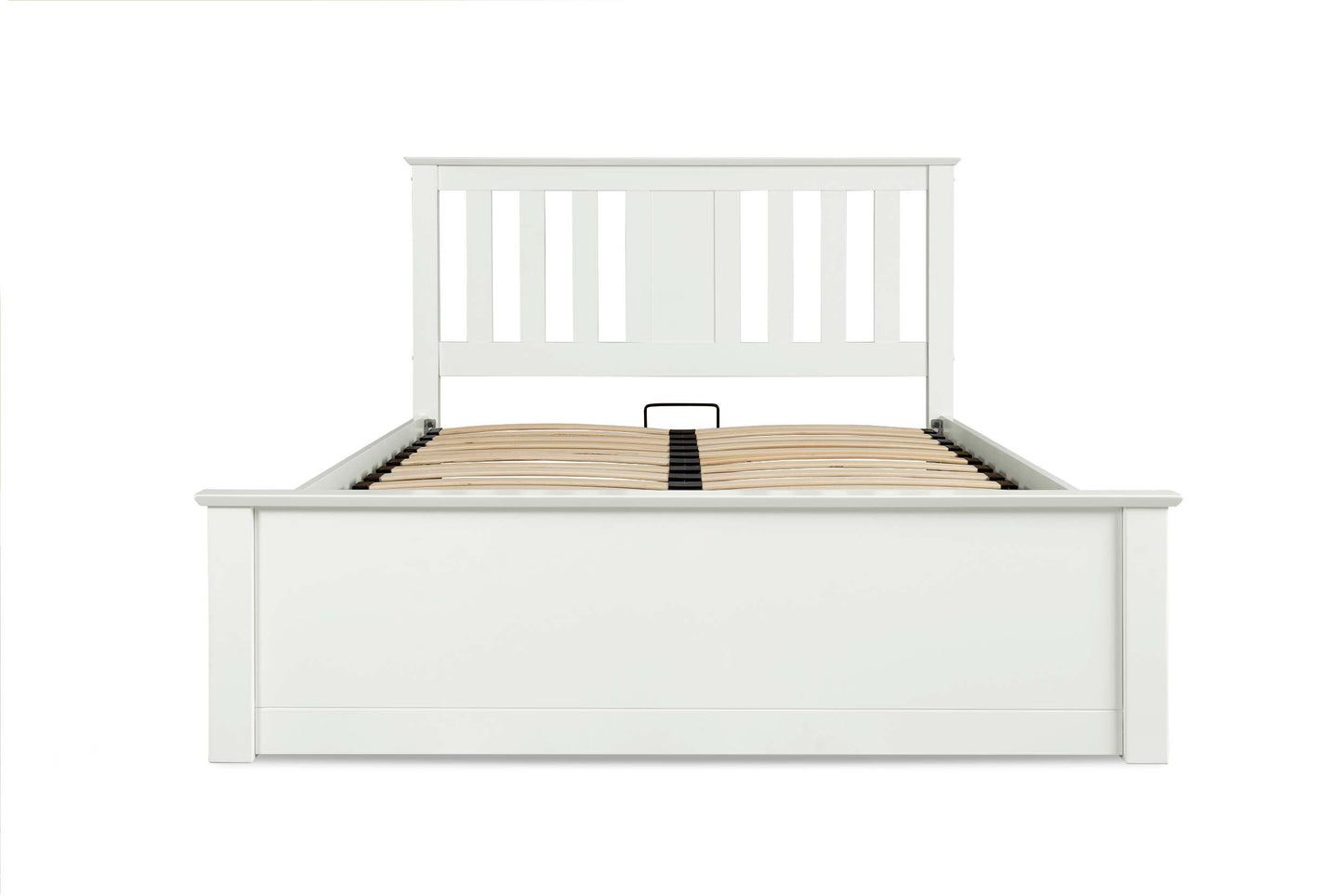 Chesterfield Ottoman Storage Bed Frame - 6ft Super King - Bright White