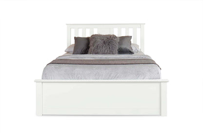 Chesterfield Ottoman Storage Bed Frame - 6ft Super King - Bright White