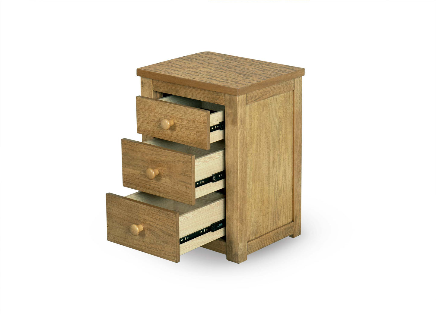 Chesterfield Bedside Table - Medium Oak