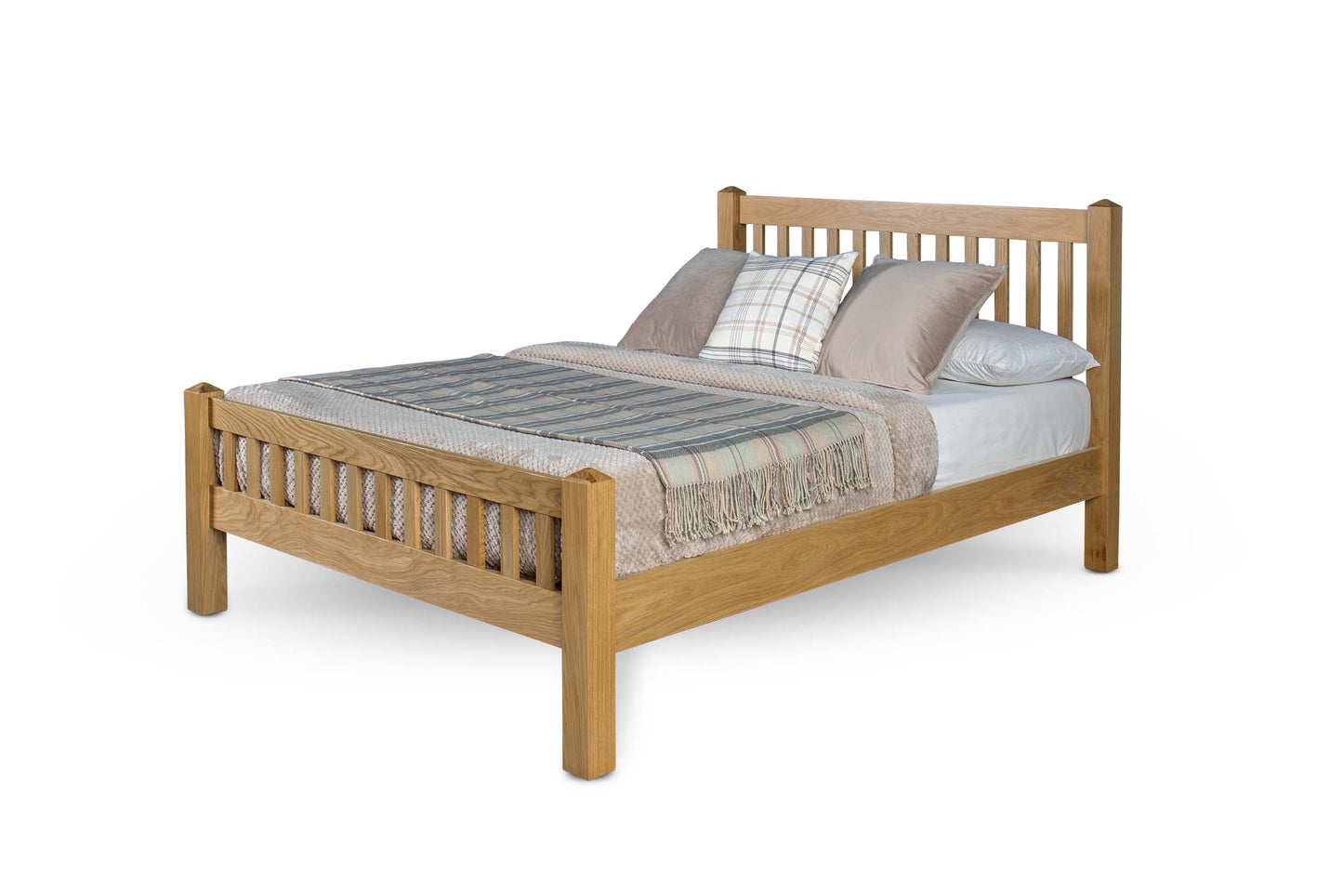 Emile Bed Frame - 4ft Small Double - Natural Oak