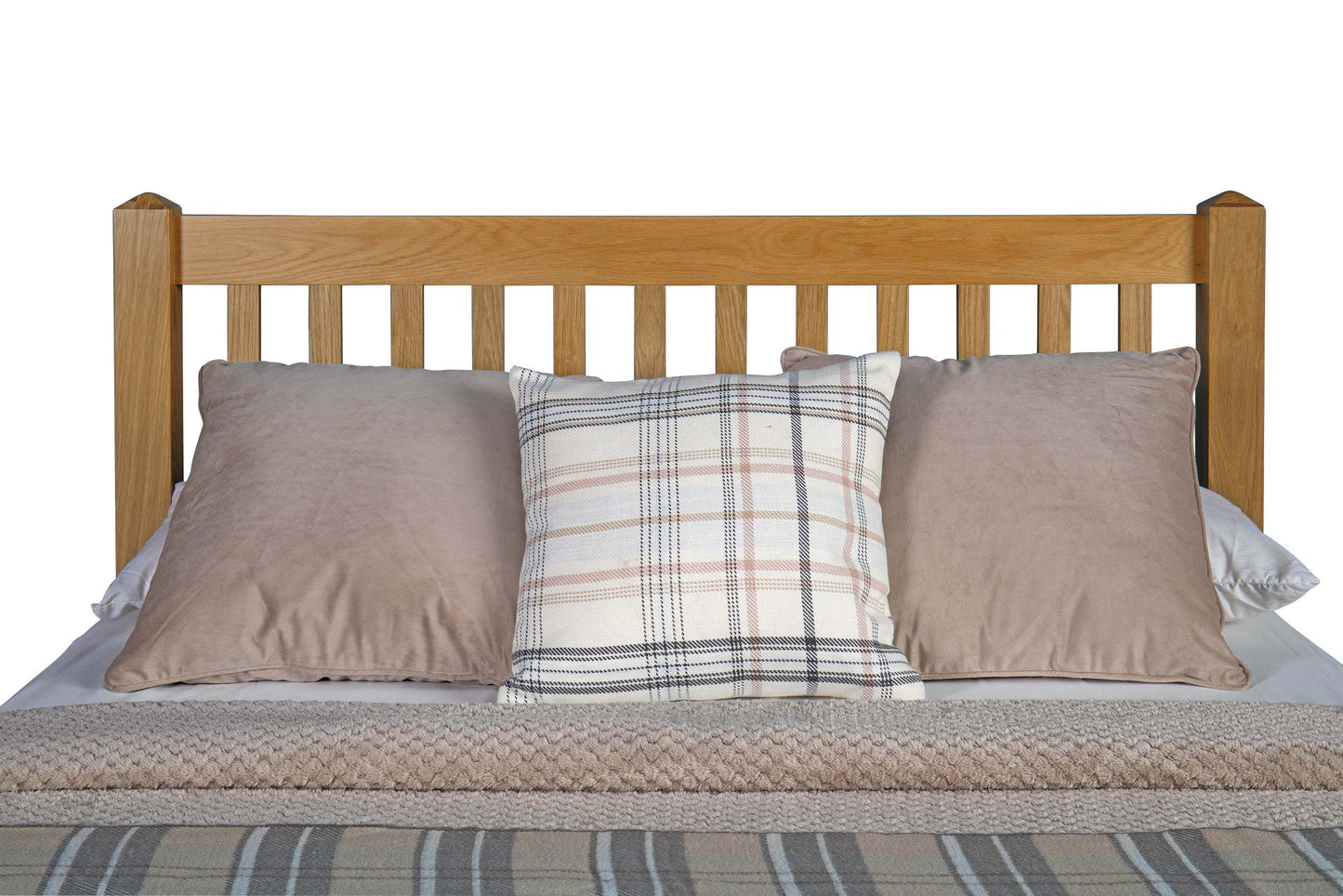 Emile Bed Frame - 5ft King Size - Natural Oak