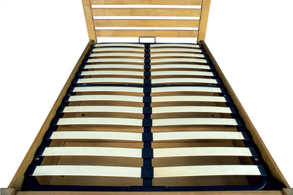 Wingfield Ottoman Storage Bed Frame - 4ft6 Double - Medium Oak