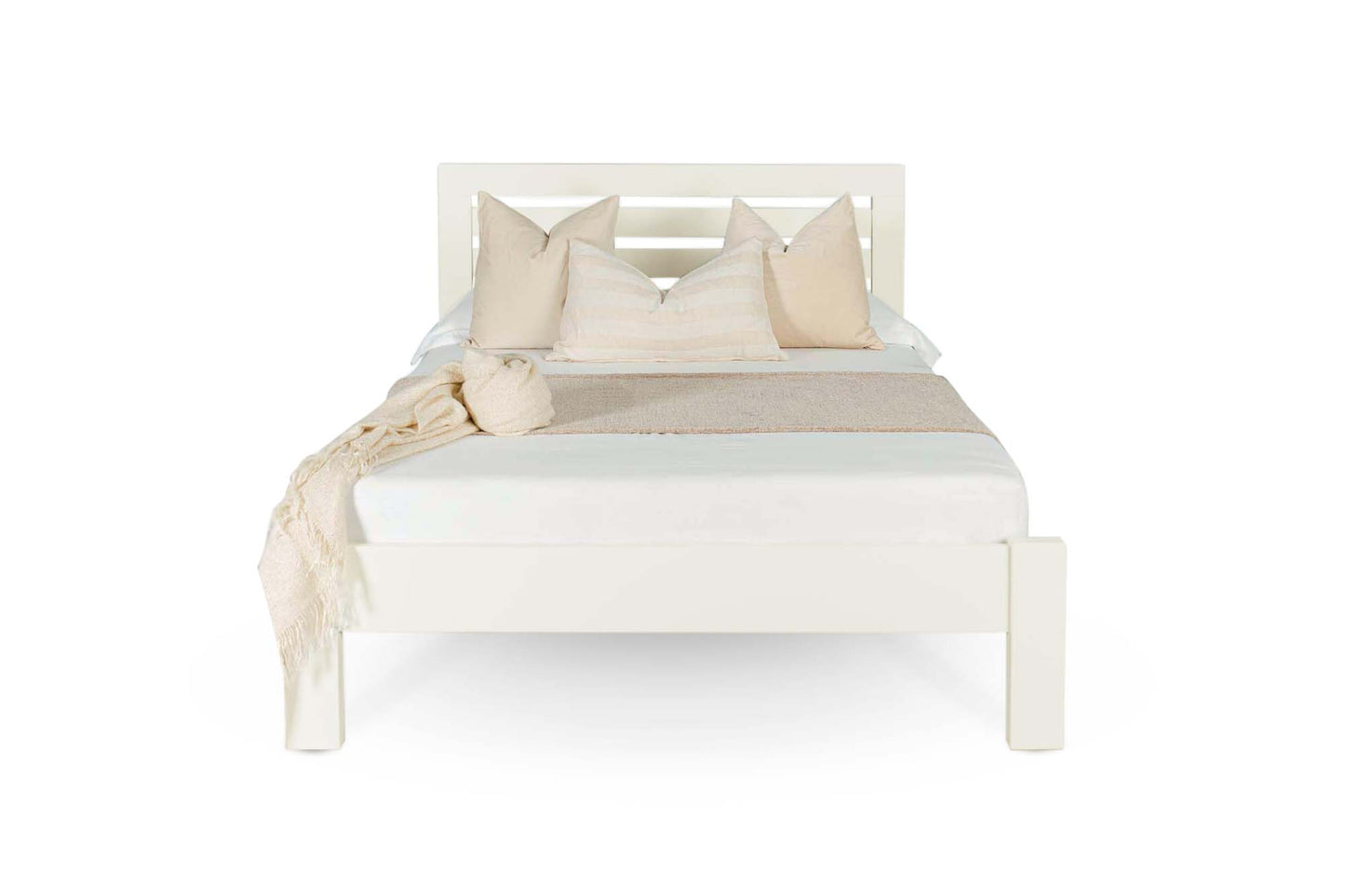 Wingfield Bed Frame - 5ft King Size - Soft White