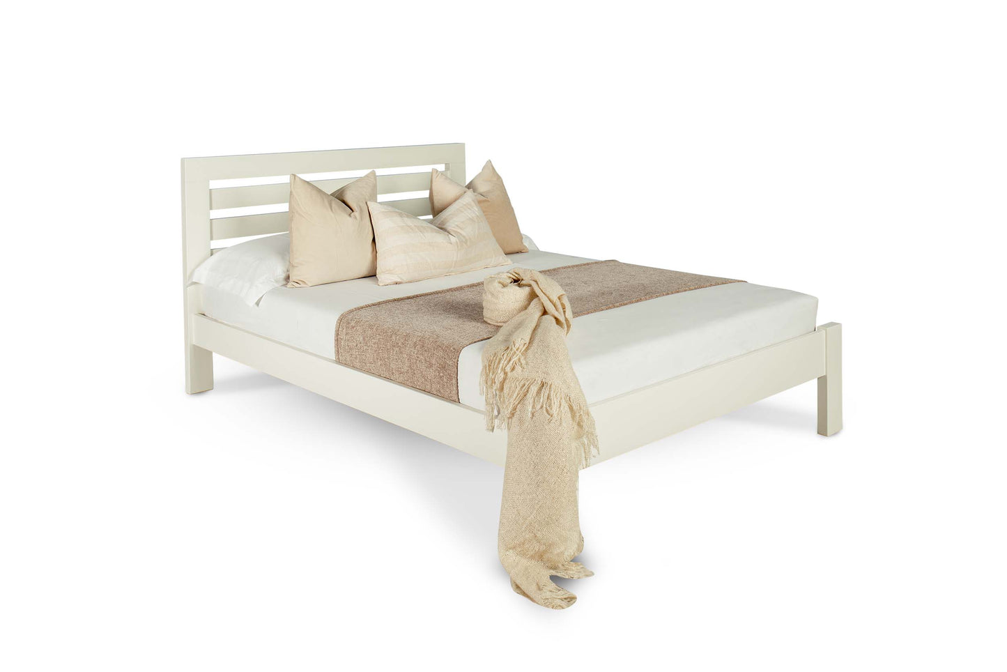 Wingfield Bed Frame - 4ft6 Double - Soft White