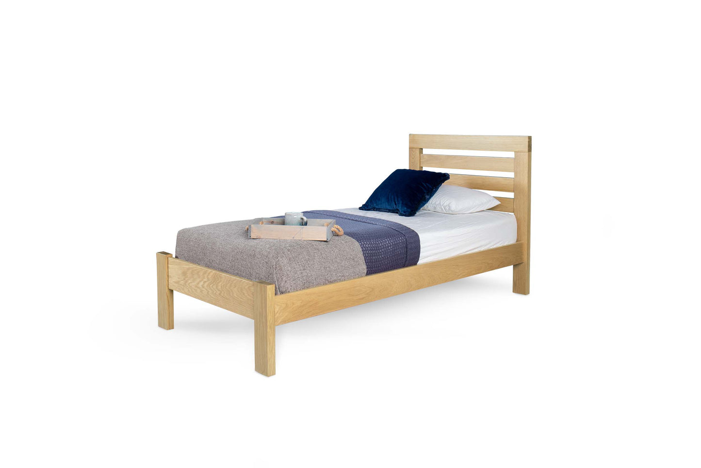 Wingfield Bed Frame - 3ft Single - Natural Oak