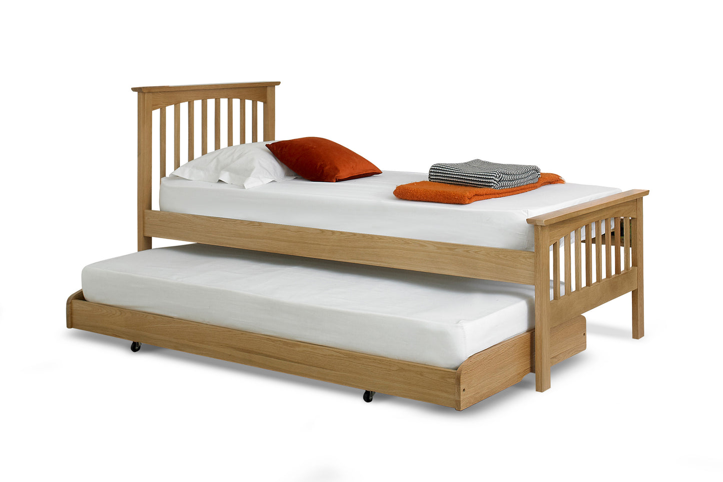 Hythe Guest Bed - 3ft Single - Natural Oak