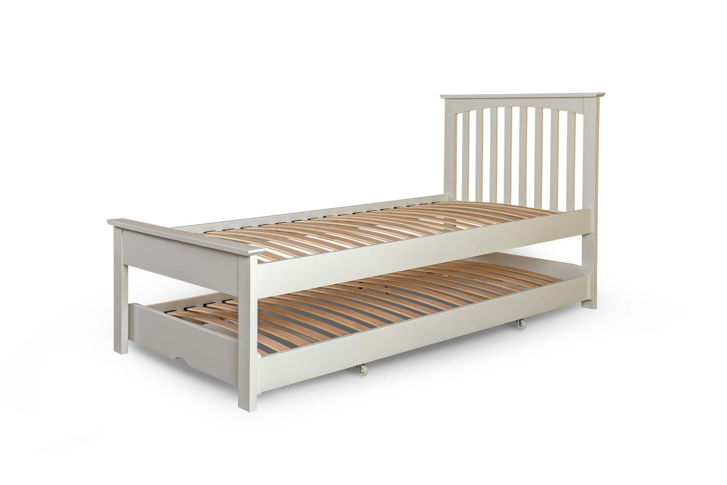 Hythe Guest Bed - Low Foot End - 3ft Single - Soft White