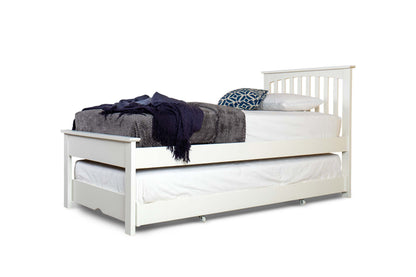 Hythe Guest Bed - Low Foot End - 3ft Single - Soft White