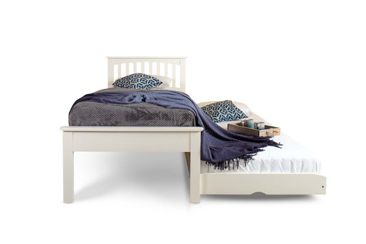 Hythe Guest Bed - Low Foot End - 3ft Single - Soft White