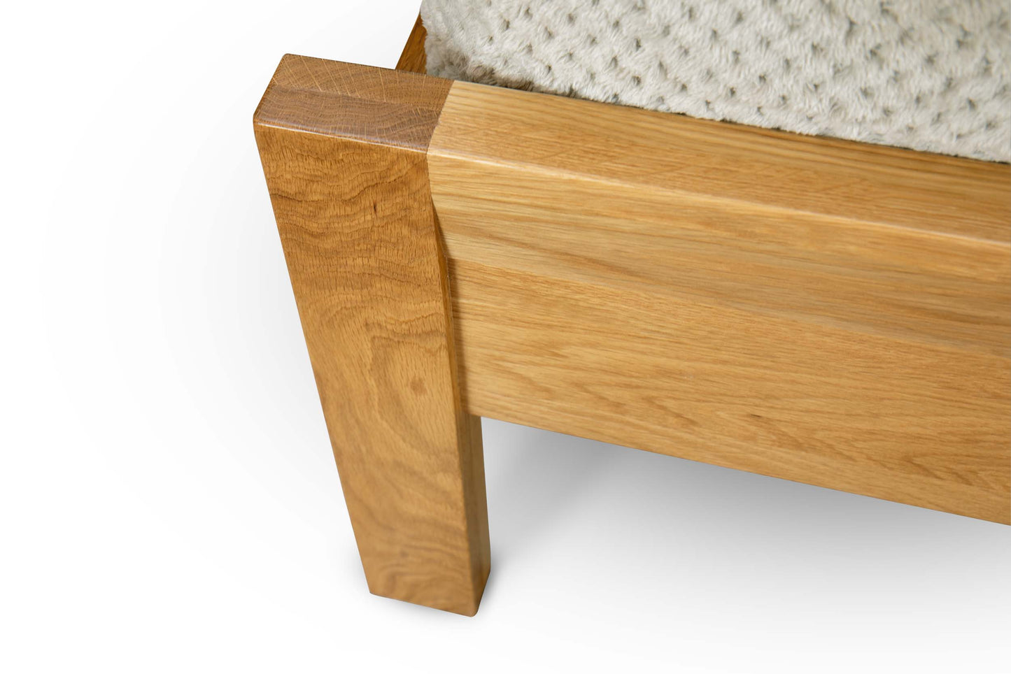 Knightsbridge Bed Frame - 4ft6 Double - Natural Oak