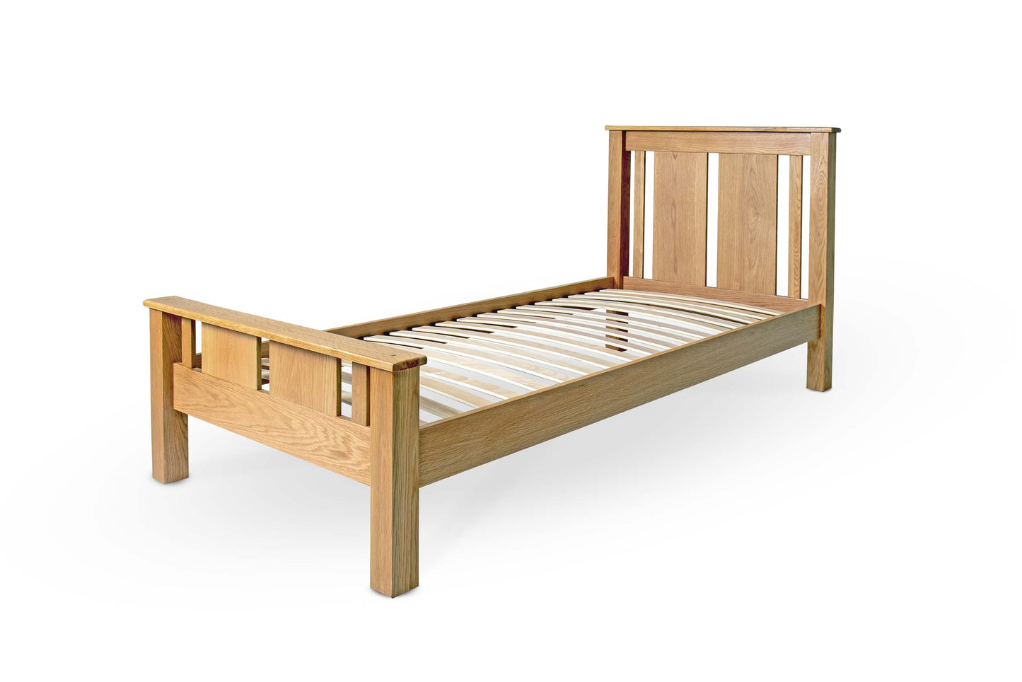 Lymington Bed Frame - 3ft Single - Natural Oak