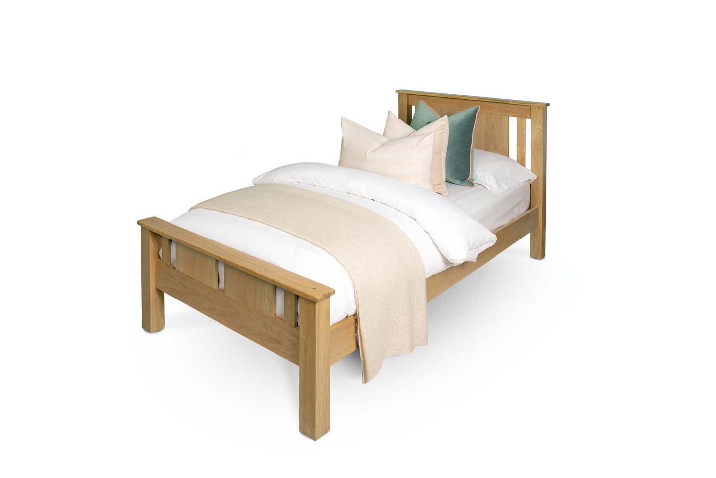 Lymington Bed Frame - 3ft Single - Natural Oak