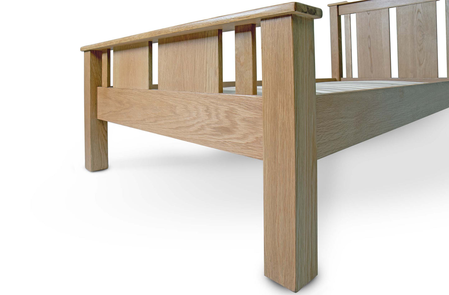 Lymington Bed Frame - 3ft Single - Natural Oak