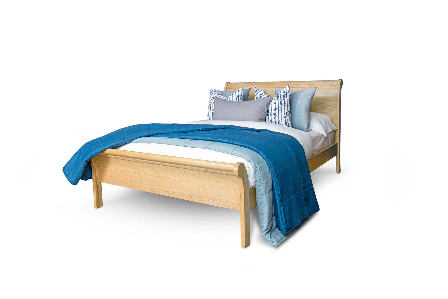 Mayfield Bed Frame - 4ft6 Double - Natural Oak