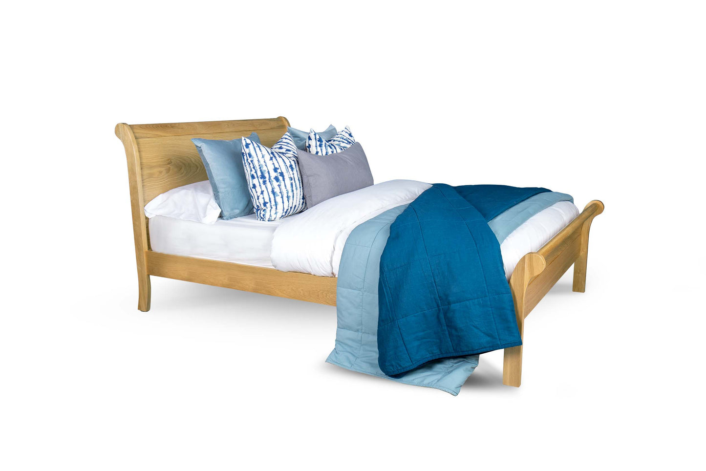 Mayfield Bed Frame - 4ft6 Double - Natural Oak