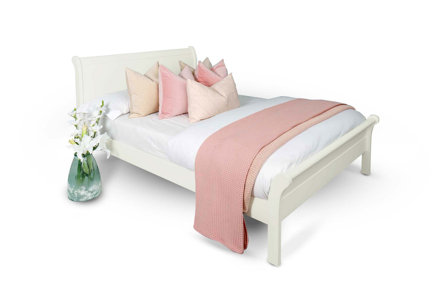 Mayfield Bed Frame - 6ft Super King - Soft White