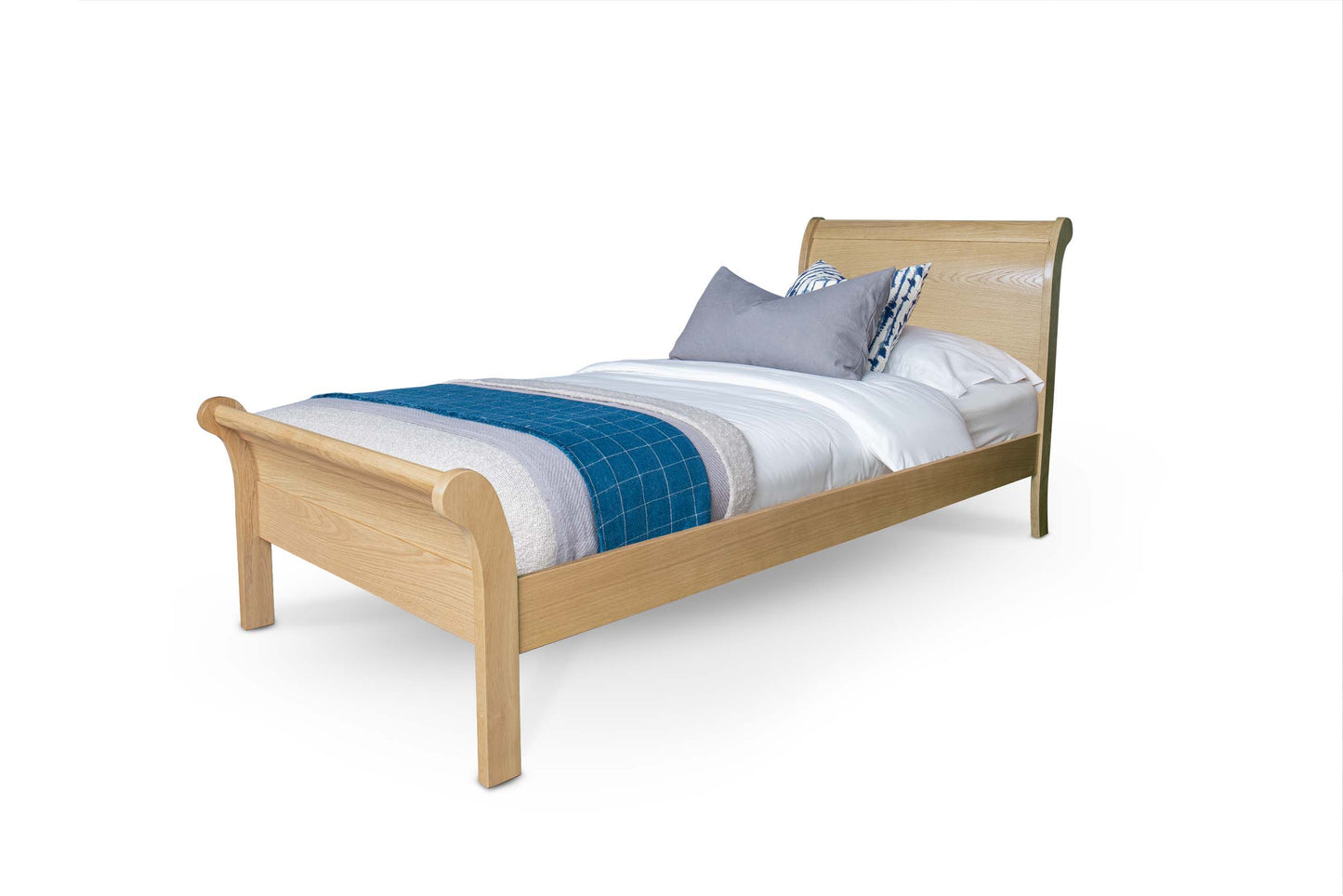 Mayfield Bed Frame - 3ft Single - Natural Oak