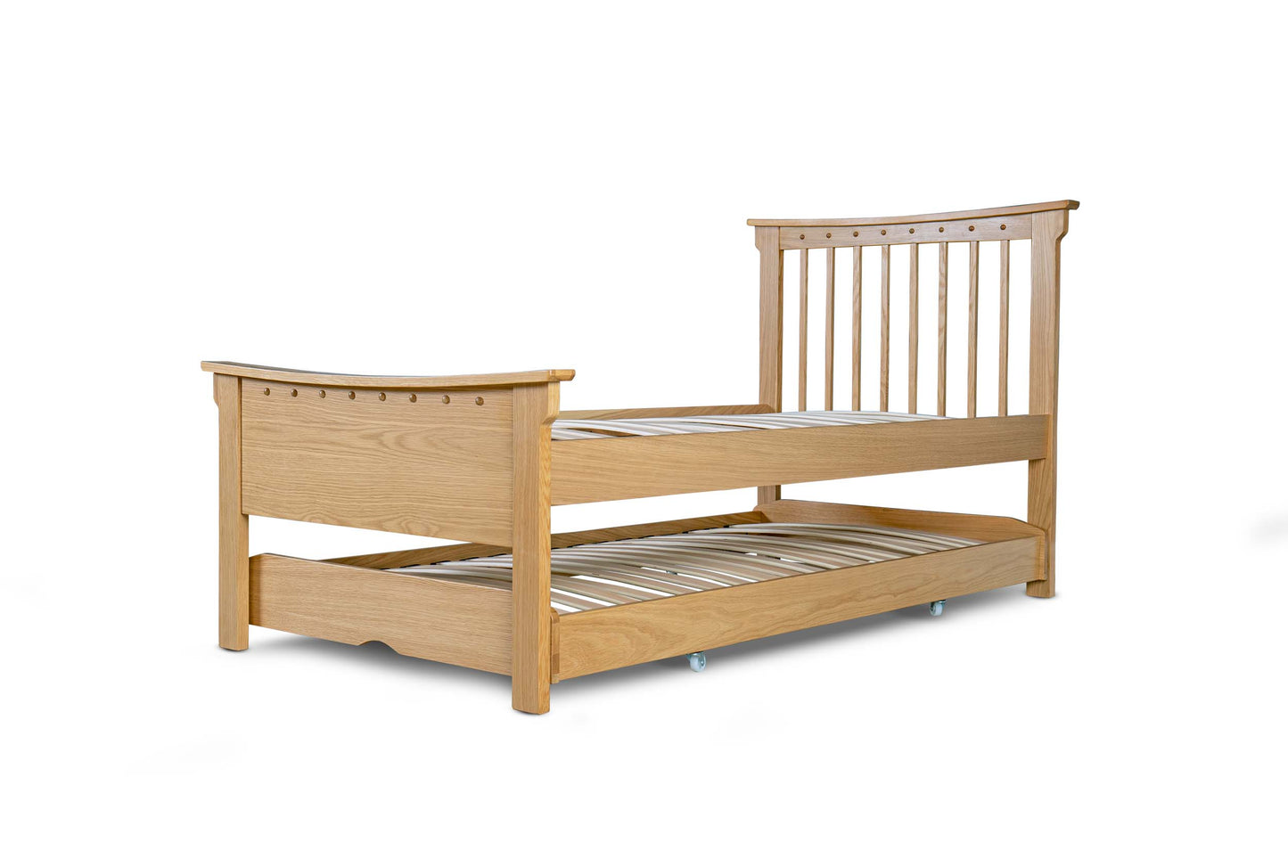 Pemberley Guest Bed - 3ft Single - Natural Oak