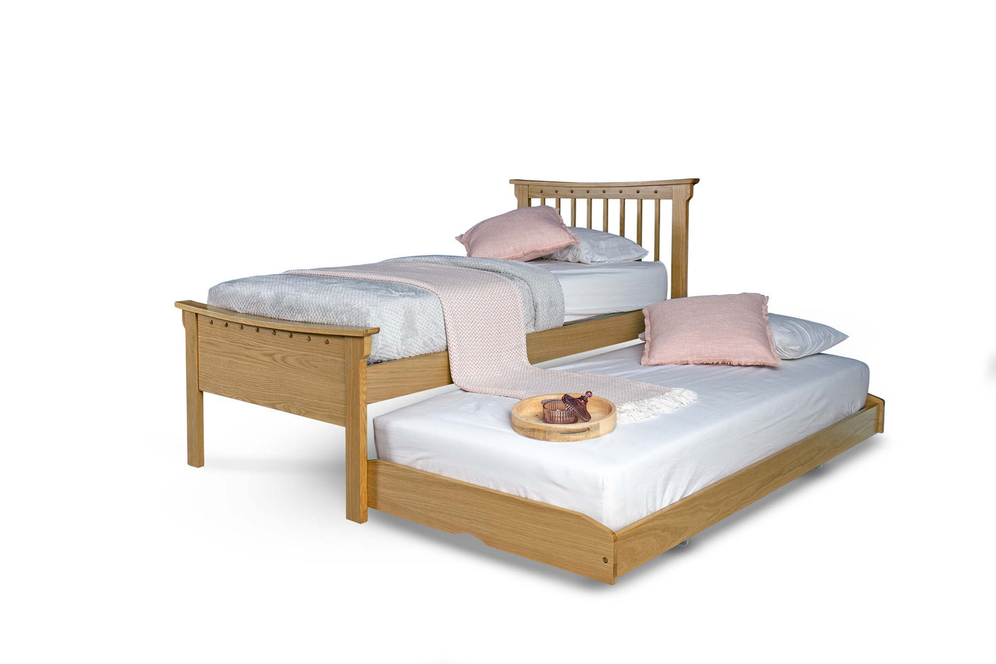 Pemberley Guest Bed - 3ft Single - Natural Oak