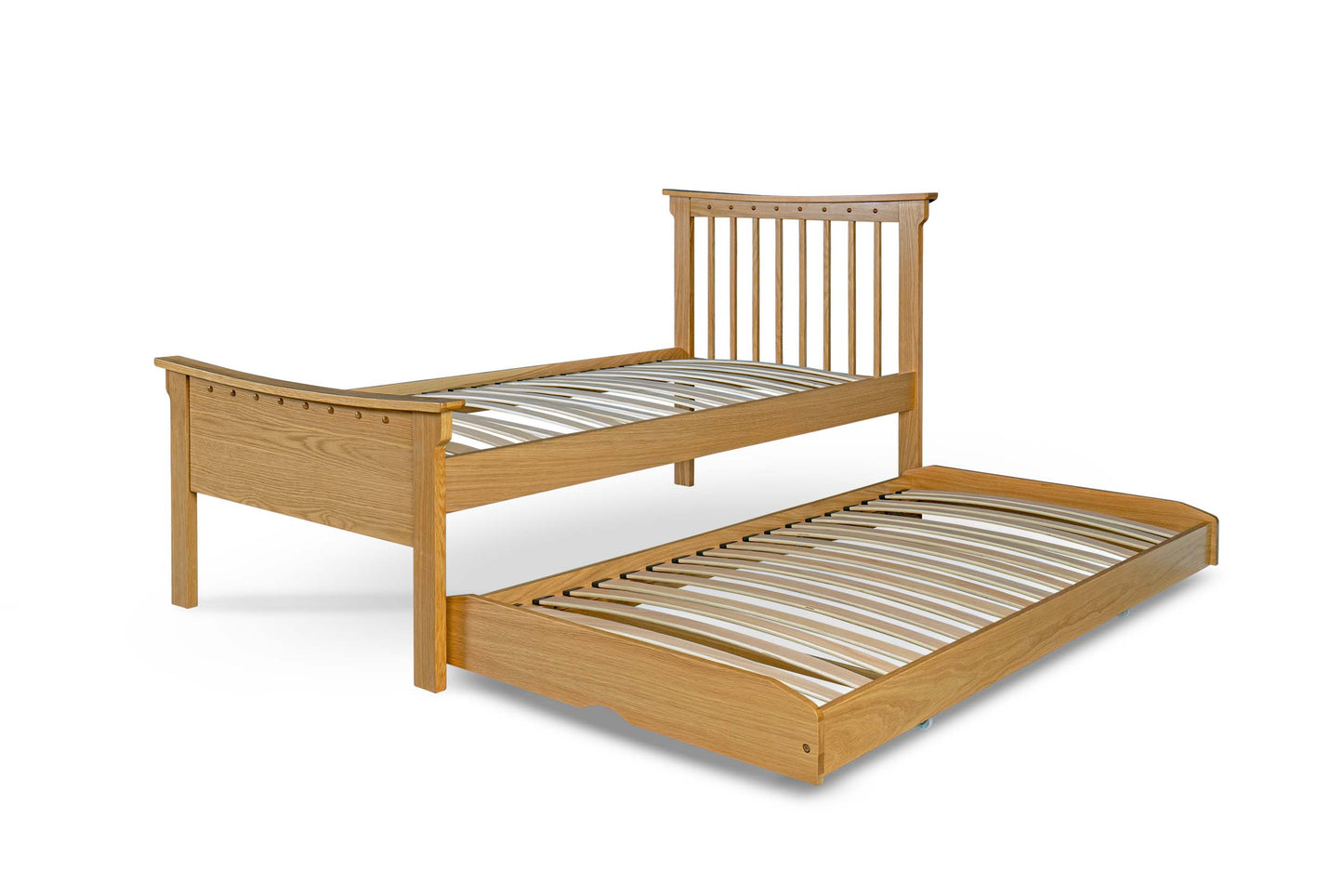 Pemberley Guest Bed - 3ft Single - Natural Oak